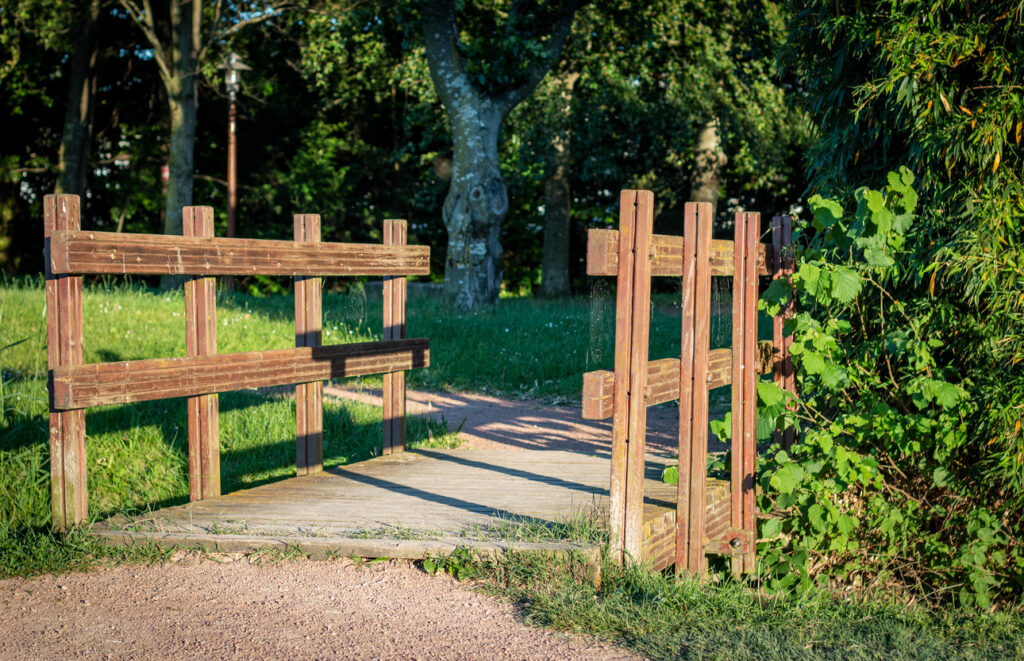 Pallet riciclati per decorazioni da esterni